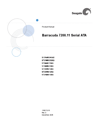 Seagate Barracuda 7200.11 VI