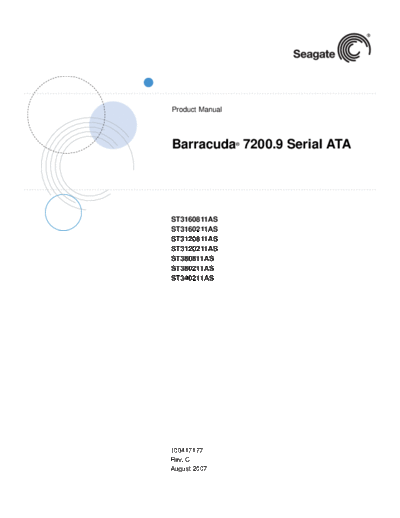 Seagate Barracuda 7200.9 SATA IV