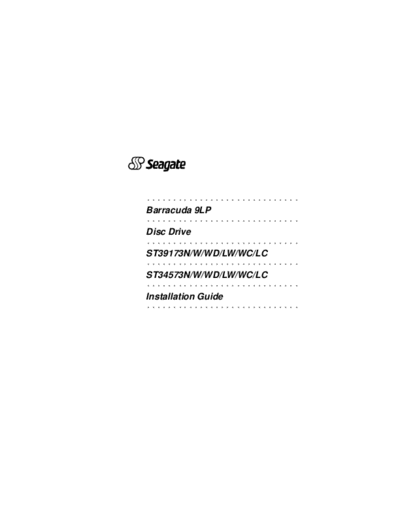 Seagate Barracuda 9LP III