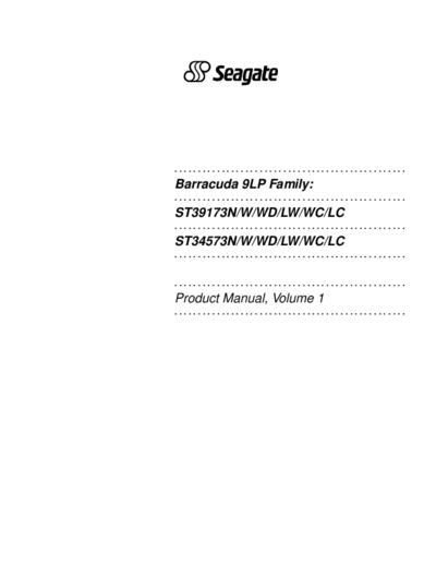 Seagate Barracuda 9LP IV
