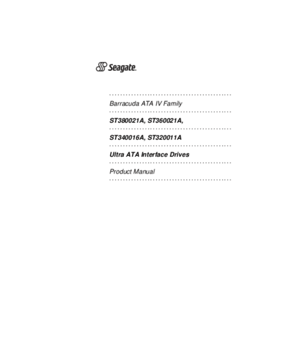 Seagate Barracuda ATA IV