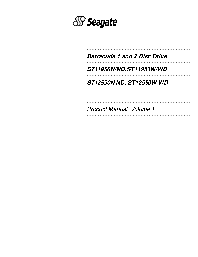 Seagate Barracuda I and II още