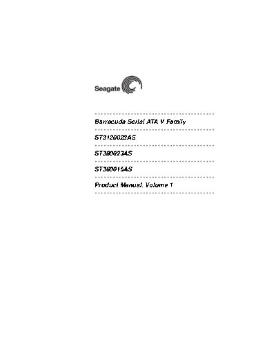 Seagate Barracuda V SATA