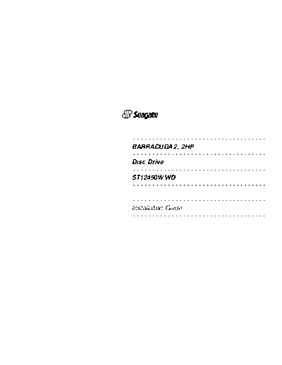 Seagate Barracuda2, 2HP