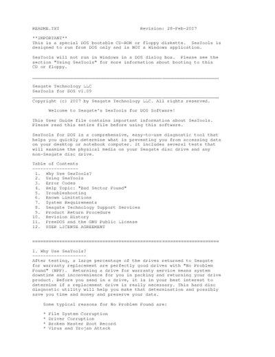 SeaToolsDOSguide