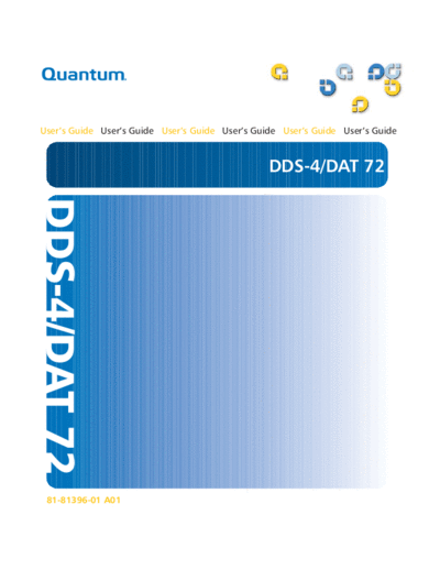Quantum DDS-4 and DAT-72