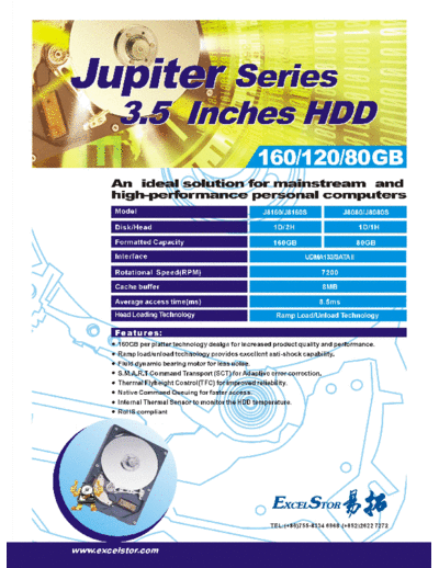 Jupiter Series J8160, J8160S