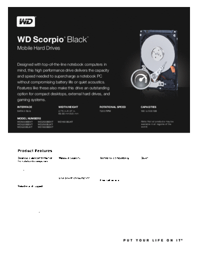 WD Scorpio Black II